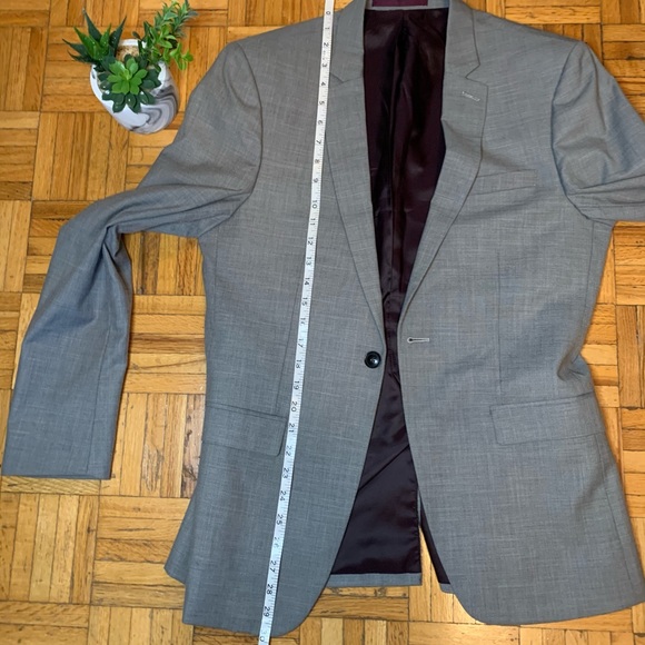 PREMIUM TOPMAN HEATHER 2 PIECE GREY SUIT - Picture 8 of 14